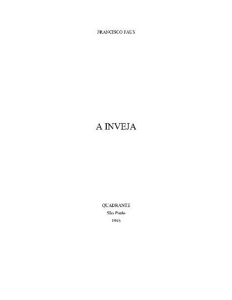A Inveja