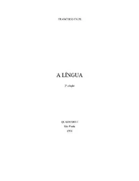 A Língua