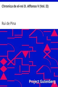 Chronica de el-rei D. Affonso V