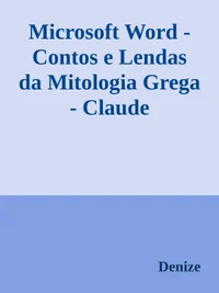 Contos e Lendas da Mitologia Grega