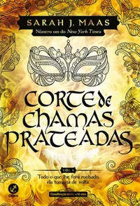 Corte de chamas prateadas