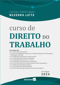 Curso de Direito do Trabalho - 16ª Edição 2024