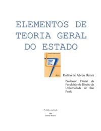 Elementos de teoria geral do estado