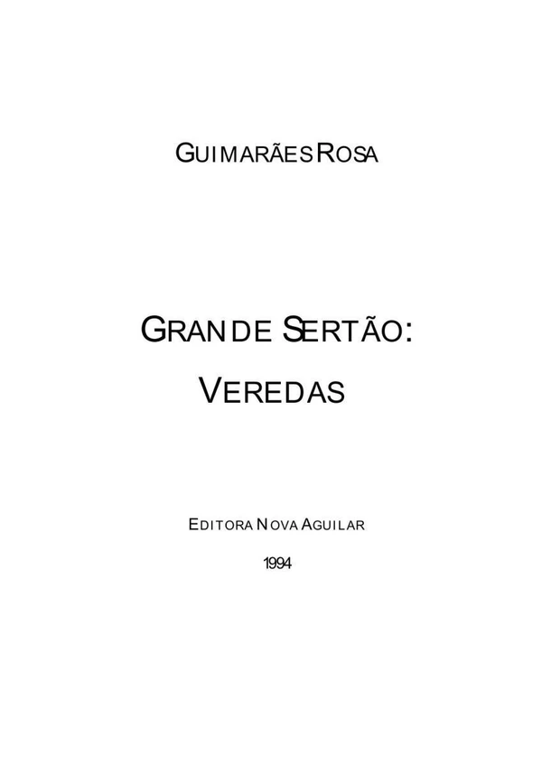 Grande Sertão: Veredas