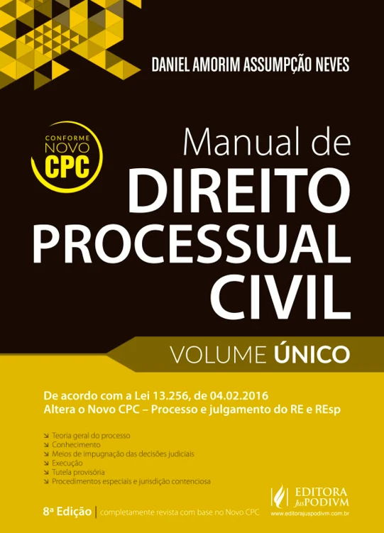 Manual de Direito Processual Civil - Volume Único