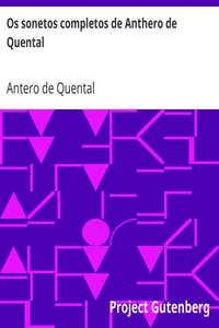 Os sonetos completos de Anthero de Quental