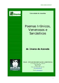 Poemas Irônicos, Venenosos e Sarcásticos