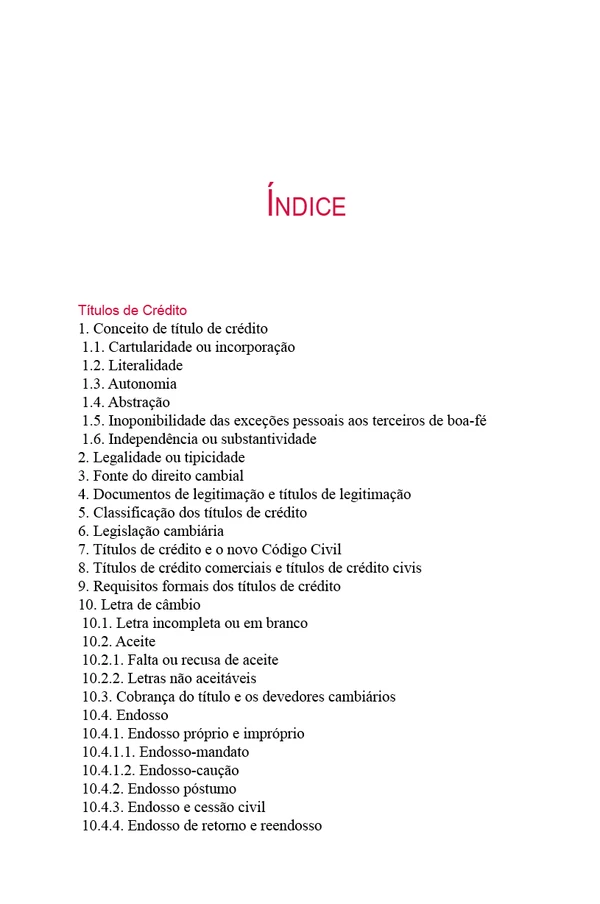Títulos de Crédito e Contratos Mercantis